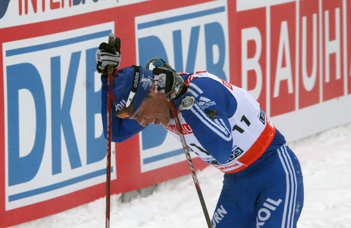 После финиша дуатлона на ЧМ-2009. Фото - Иван Исаев, skisport.ru