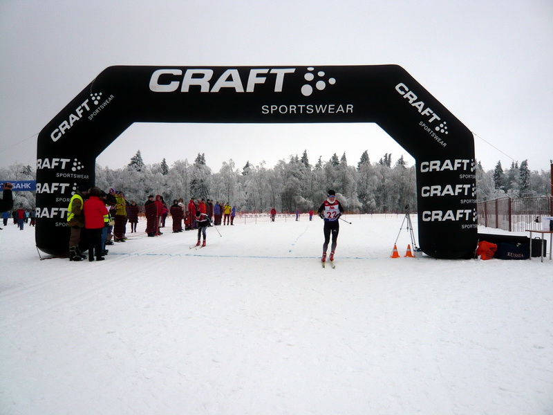 Финиш Завьяловой Ольги Завьяловой и Юлии Тихоновой, фото И.Eвcеева