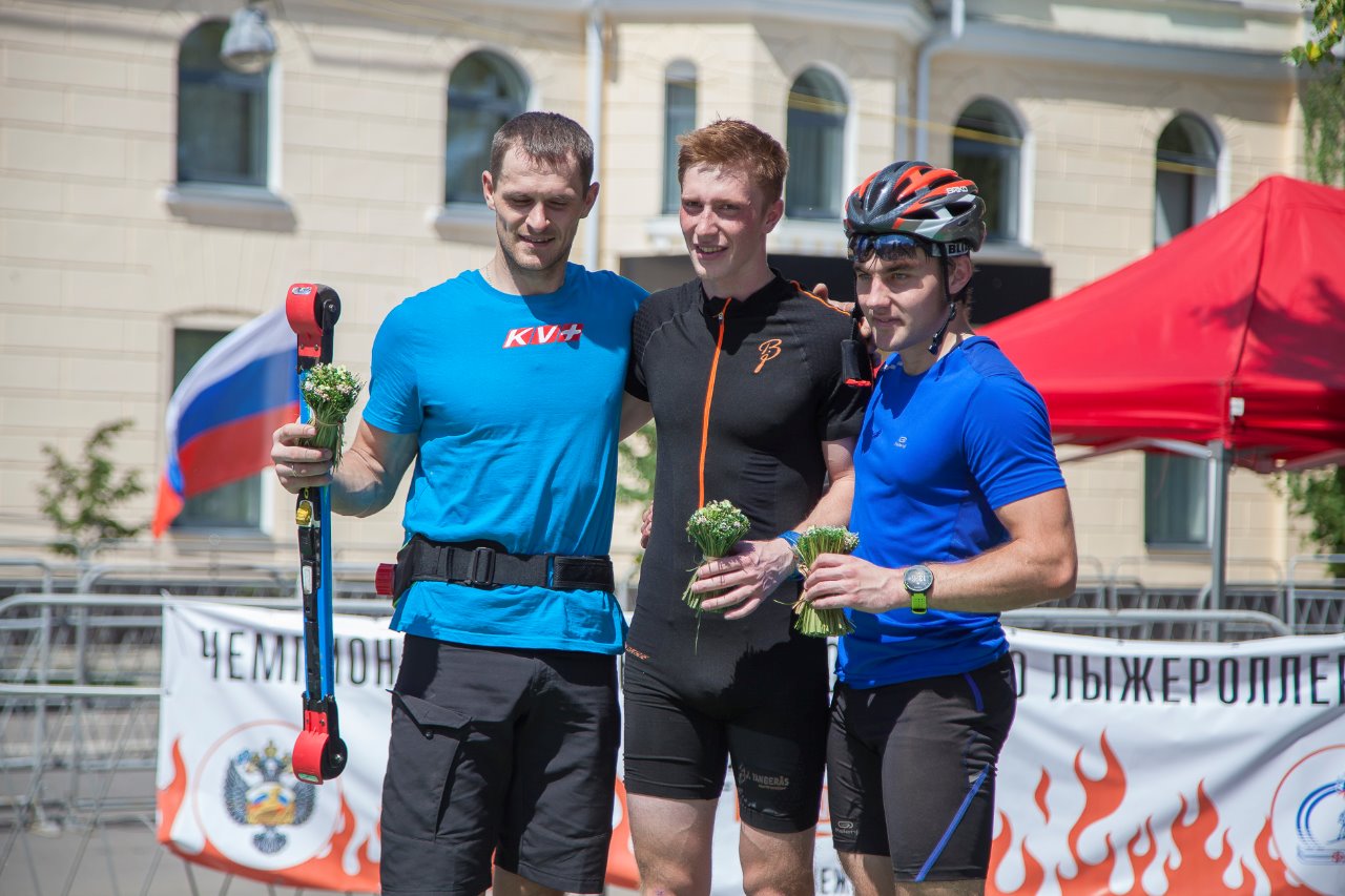 Тройка призеров мужчин: Евгений Цепков, Андрей Нищаков, Никита Куракин