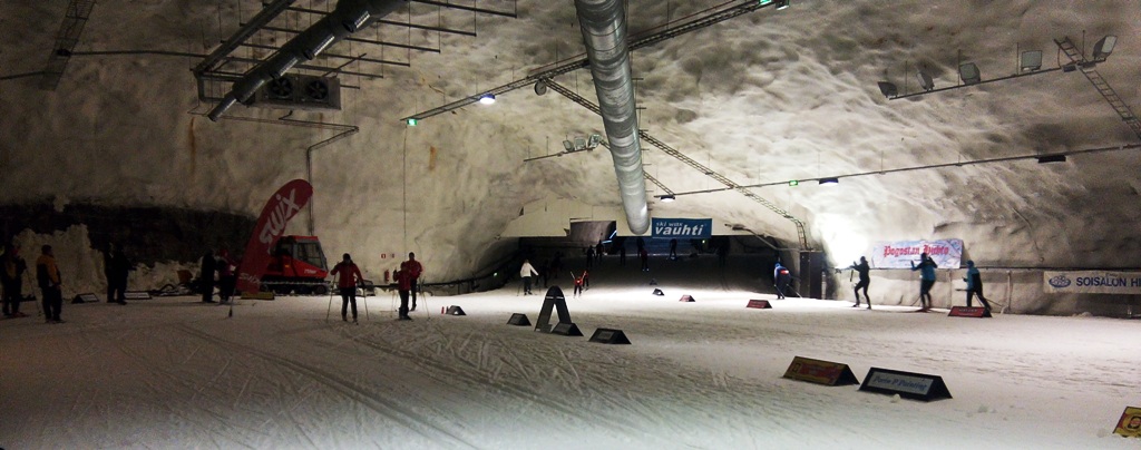 Лыжный тоннель в Леппявирта
