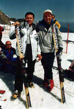 Тесты свеженьких Rossignol Тесты свеженьких Rossignol. Май 2003 г. Курорт Целль-ам-Зее - Капрун / Австрия.