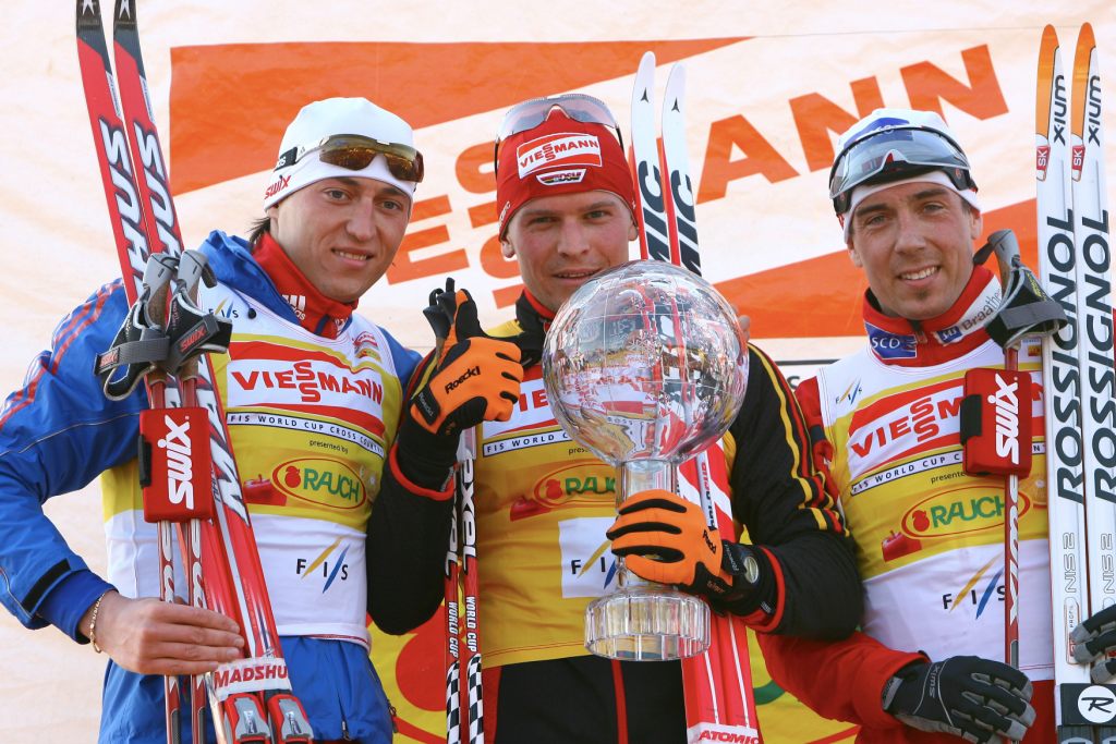 Александр Легков - второе место в общем зачете Кубка мира по лыжным гонкам-2007