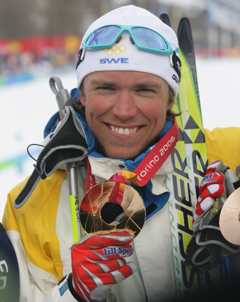 Олимпийский чемпион Турина-2006 в спринте швед Бьорн Линд, фото В. Белоусова