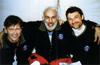 Hans-Cristian Jorgensen, Larserag Skifte, Michael Bintzer Три главных организатора марафона: Ханс Кристиан Йоргенсен, Ларсерак Скифт, Михаэль Бинтзер