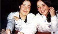 Drosilla & Damaris Lennert Дросилла и Дамарис Леннерт - родные сёстры, школьницы из Сисимьюта