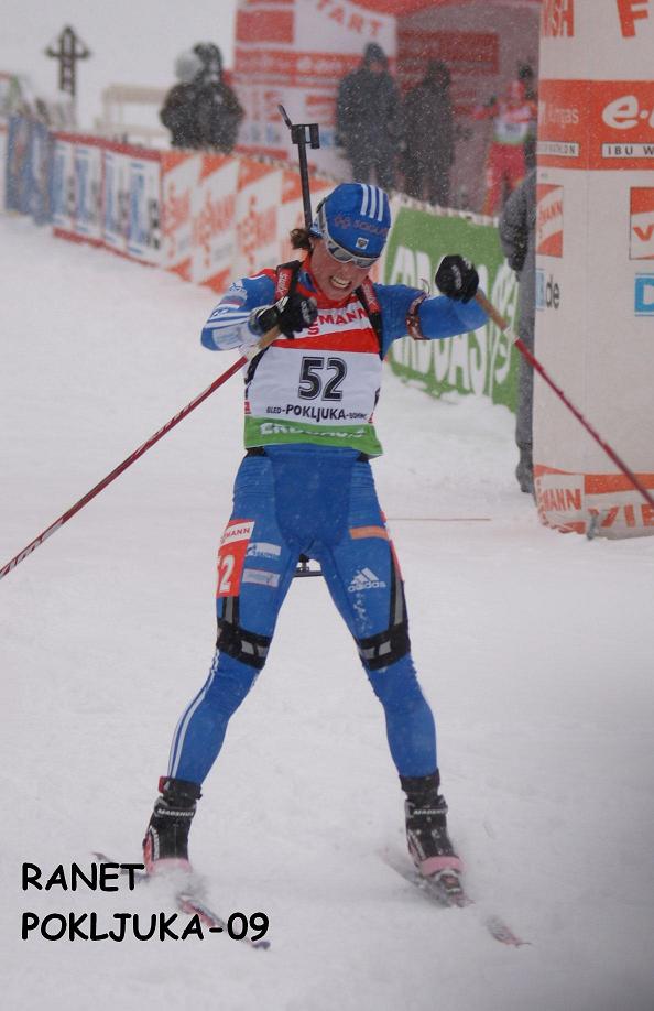 Финиш Светланы Слепцовой