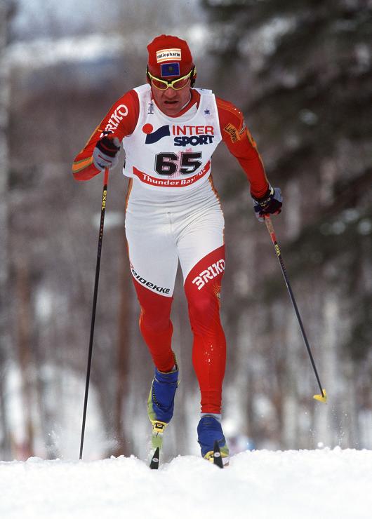 Владимир Смирнов на чемпионате мира в Тандер Бэе, фото из семейного архива