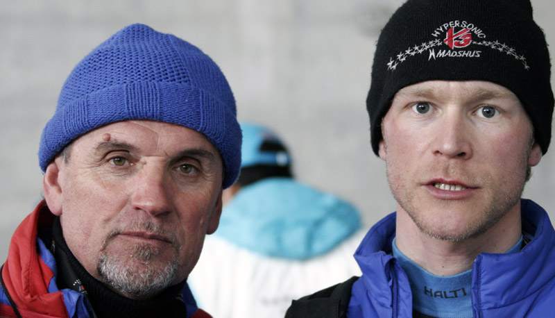 Лыжи. Николай Лопухов (слева) и Виктор Ревин (справа) на чемпионате мира в Саппоро в 2007 году. Фото – И.Исаев