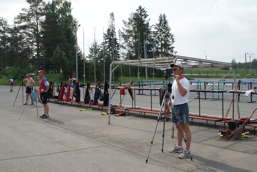 Биатлон. Сергей Коновалов и Андрей Падин.