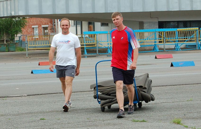 Биатлон. Сергей Коновалов и Андрей Падин.