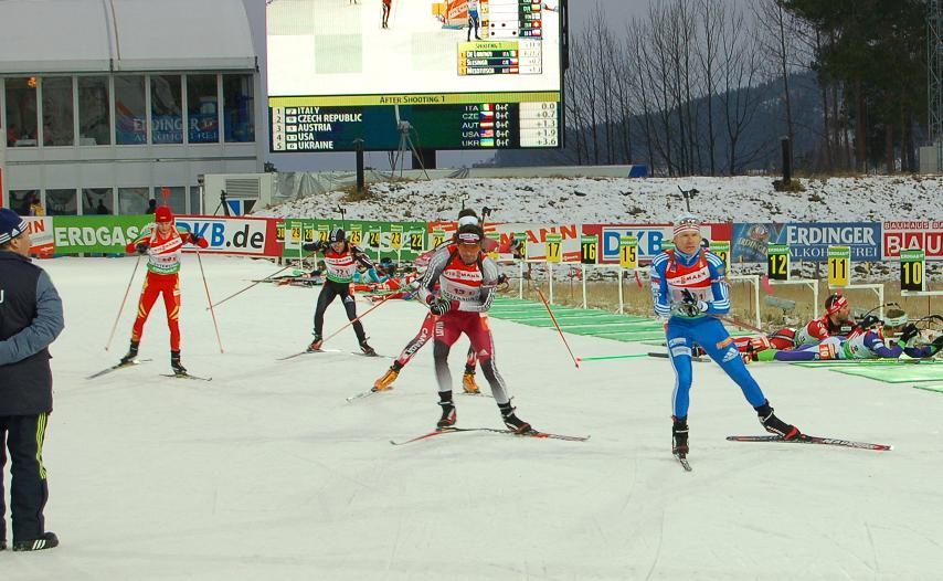 Биатлон. Первый этап Кубка мира по биатлону 2009-2010.