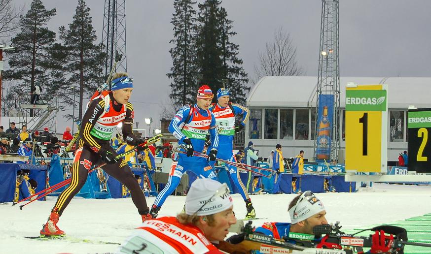 Биатлон. Первый этап Кубка мира по биатлону 2009-2010.