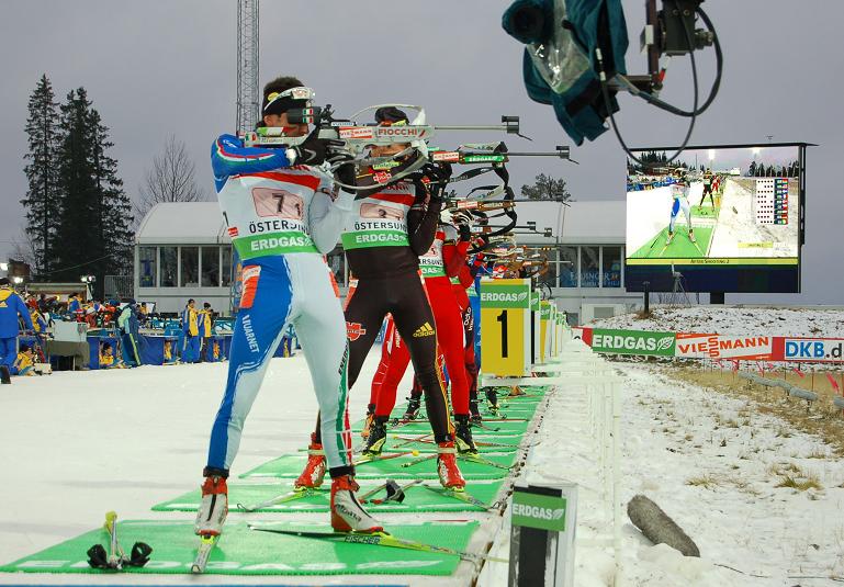 Биатлон. Первый этап Кубка мира по биатлону 2009-2010.