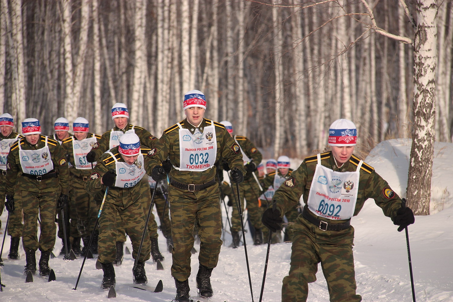 Лыжня России-2010. Оборонка на лыжах. Спим спокойно