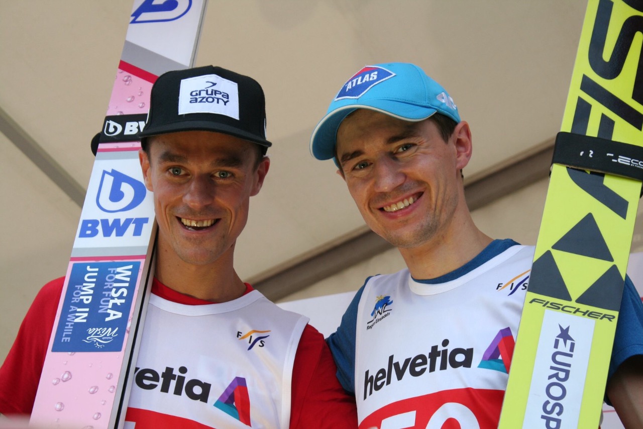 Петр Жила и Камил Стох