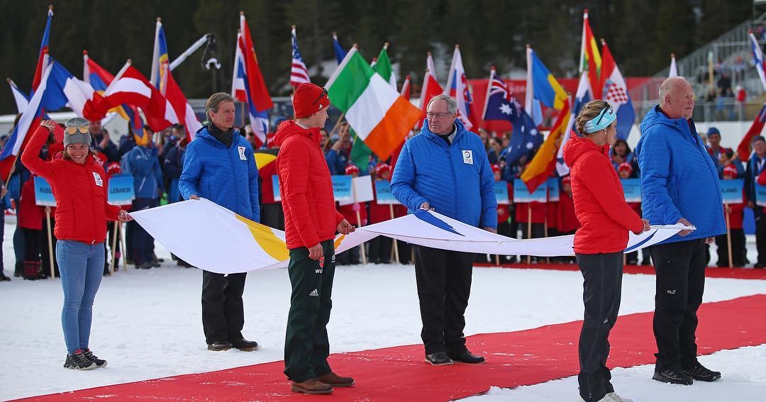 Церемония закрытия чемпионата мира в Зеефельде