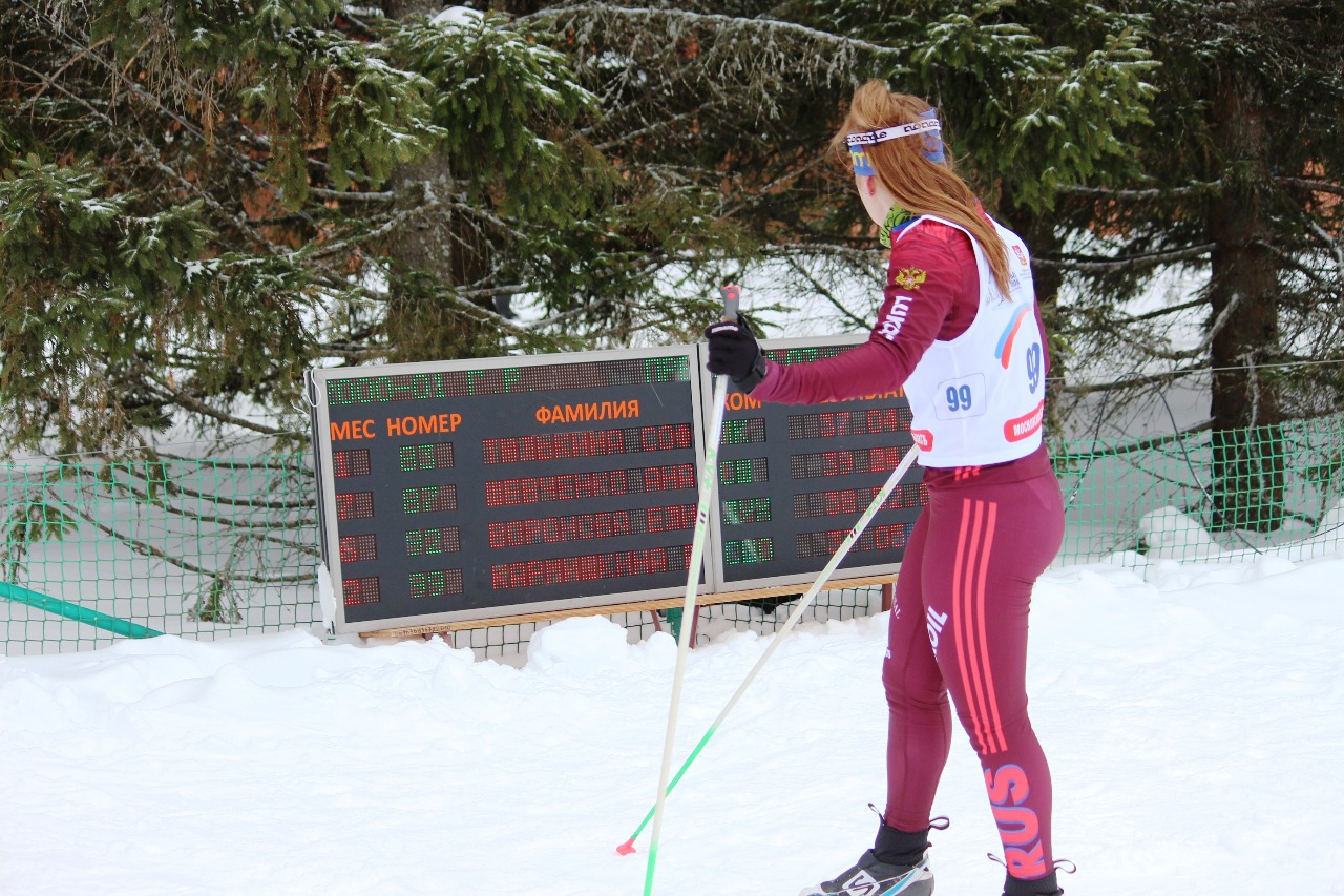 Сразу же после финиша спортсменки могли увидеть свой результат ии предварительно занятое место среди закончивших дистанцию.