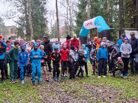 Осенний кросс лыжников в ГАБО. Перед стартом