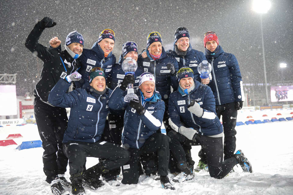 Норвежцы завоевали мужской Кубок наций и МХГ в зачете мужских эстафет
