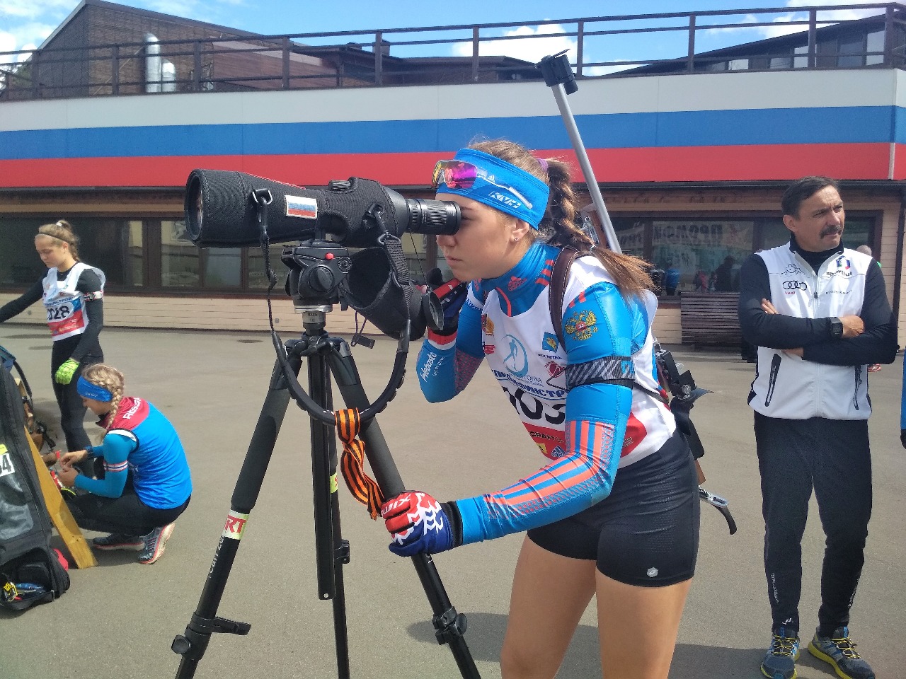 Полина Большакова тренируется с командой за счет региона