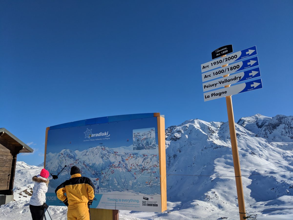 На склонах Paradiski