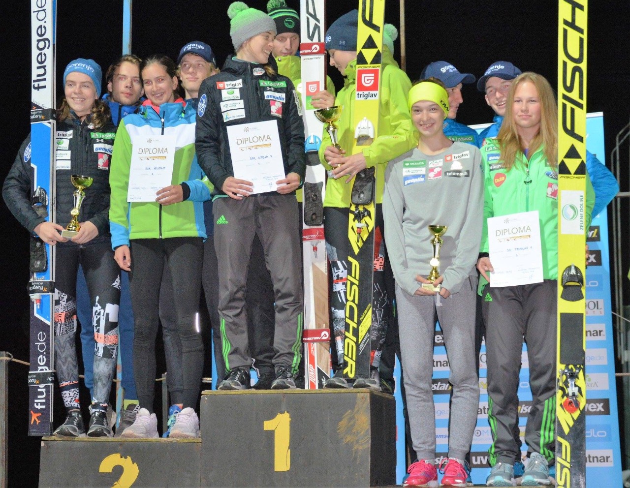 Призеры соревнований микст