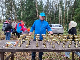 Осенний кросс лыжников в ГАБО. Награждение