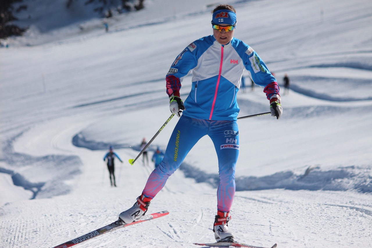 Одна из самых титулованных финских лыжниц - Айно-Кайса Сааринен.
