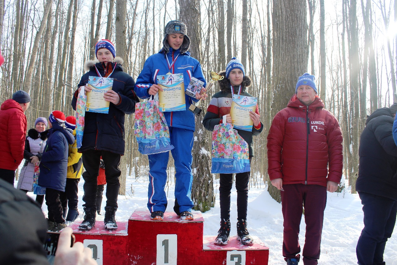 Награждение юношей.