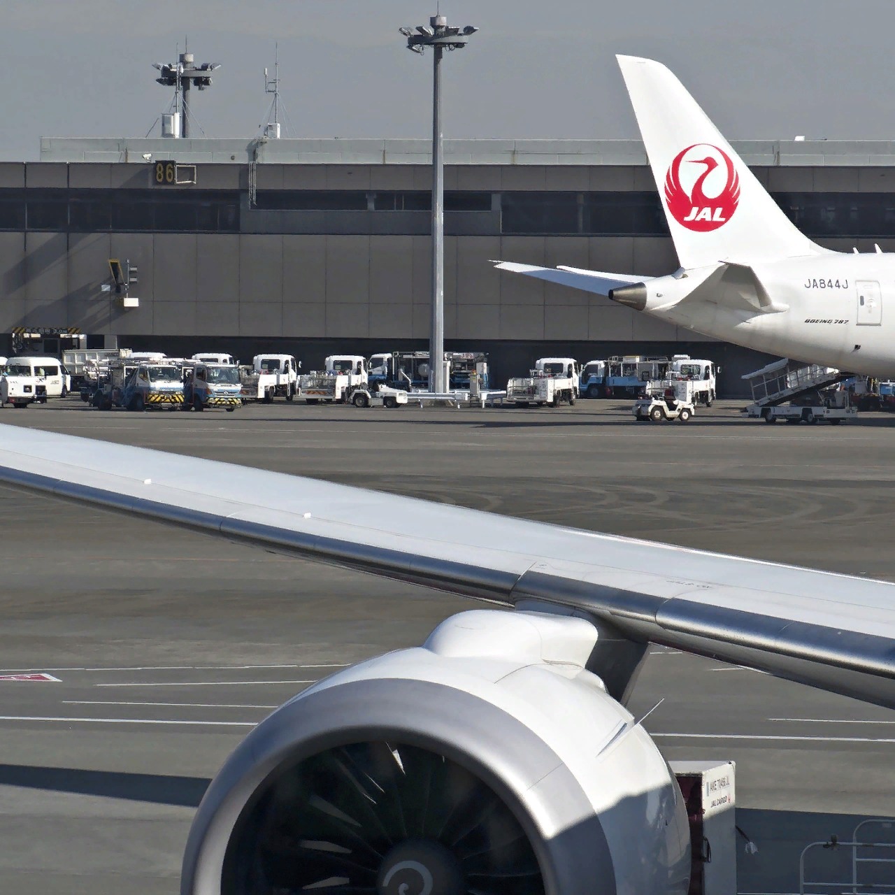 В аэропорту Нарита, Токио.