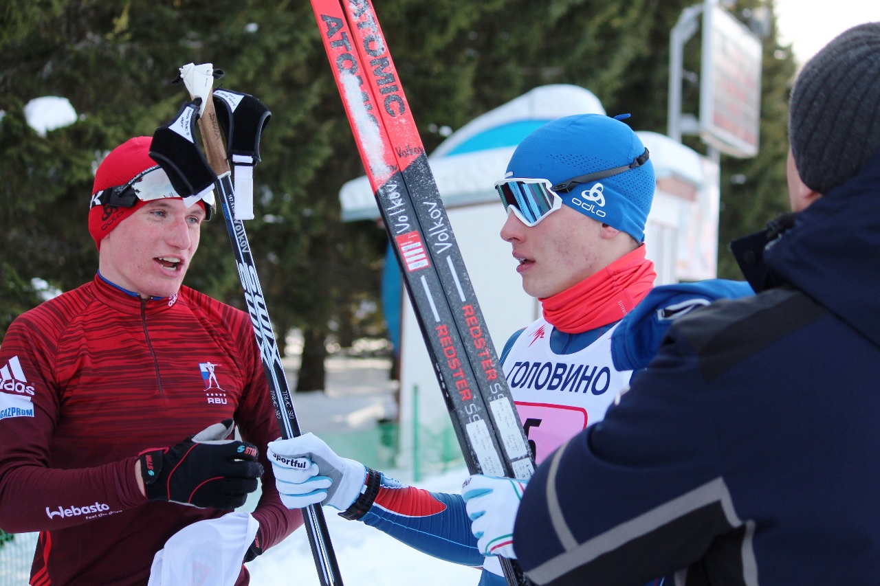 Сергей Волков и Кирилл Латышев (Подольск) после финиша.