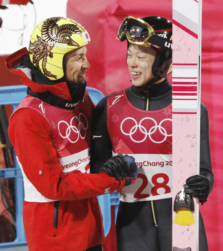 Нориаки Касаи и Рёю Кобаяси