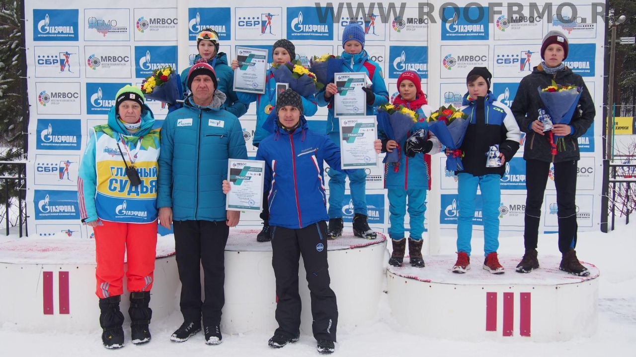 Юные лауреаты спринта среди мальчиков.