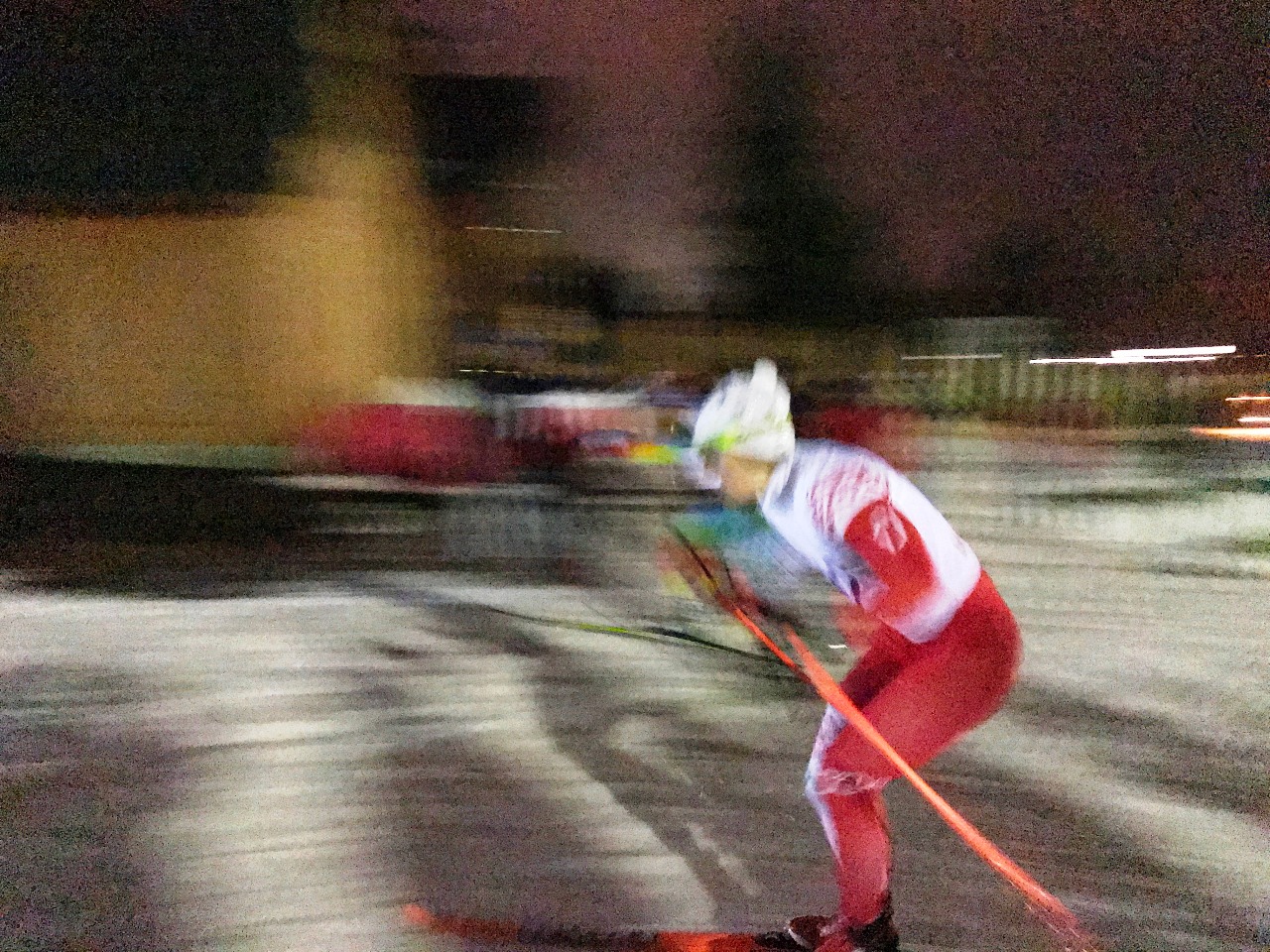 Валентина Каминская мчится к победе.