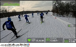 "зебры" на московском лыжном марафоне