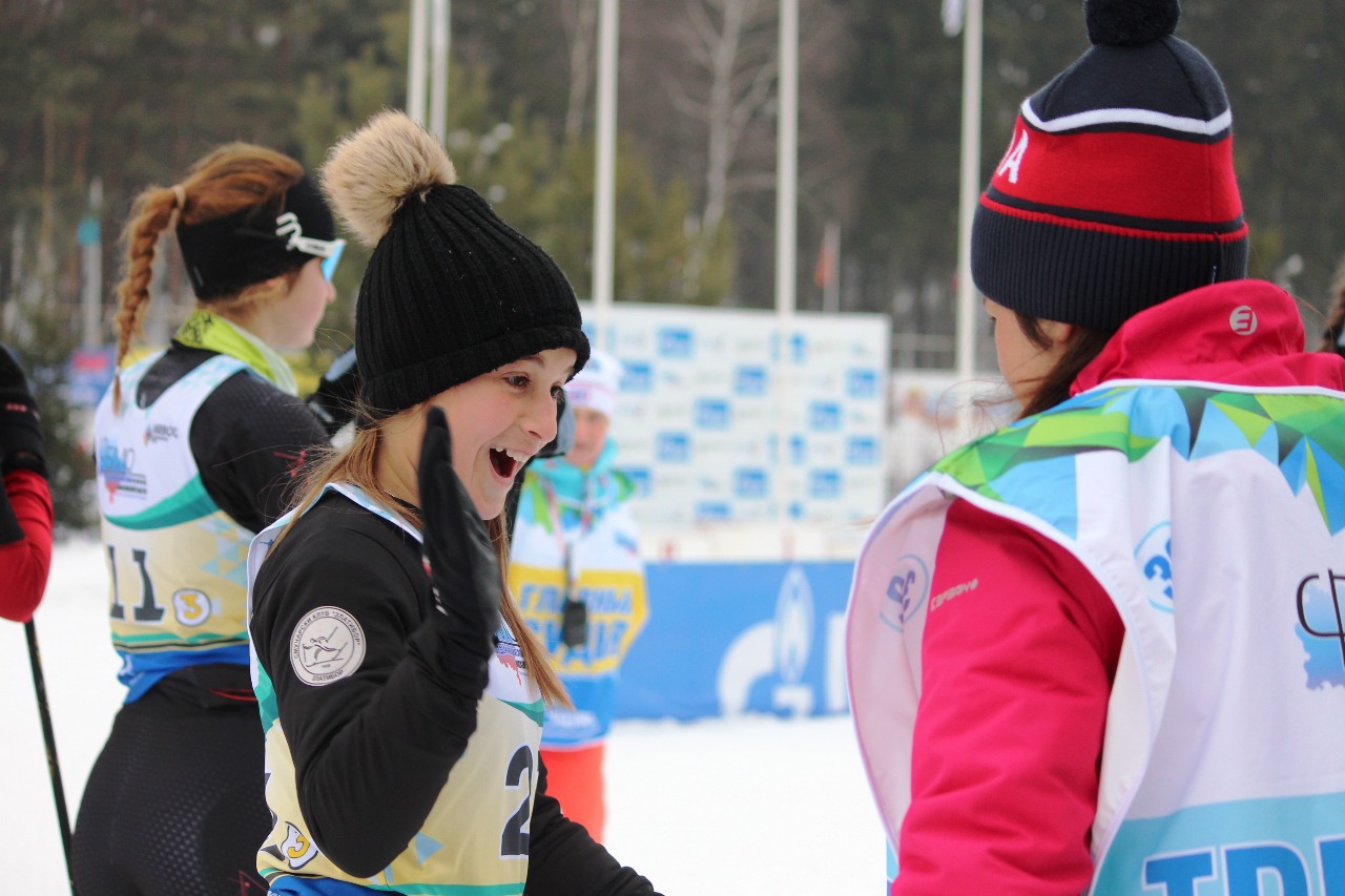 Сербская спортсменка перед стартом.