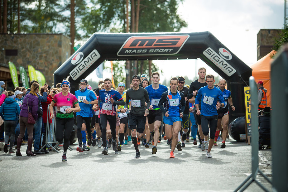 Масс спорт. Охтинский полумарафон 2021. Кубок Mass-Sport. Лыжероллеры в Охта парке. Спорт в массы