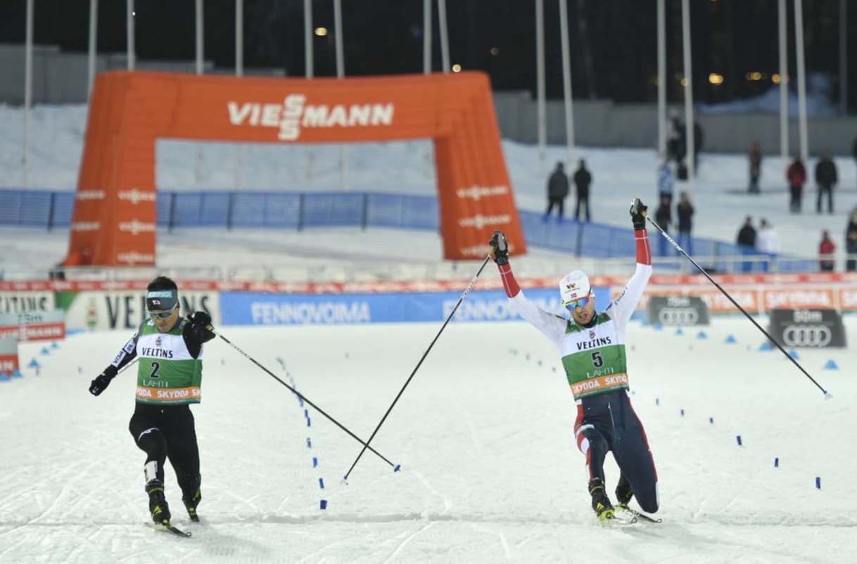 Акито Ватабе и Йорген Гробак