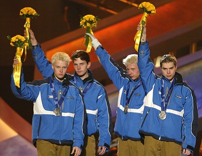 Финская четверка – серебряные призеры Олимпиады-2002