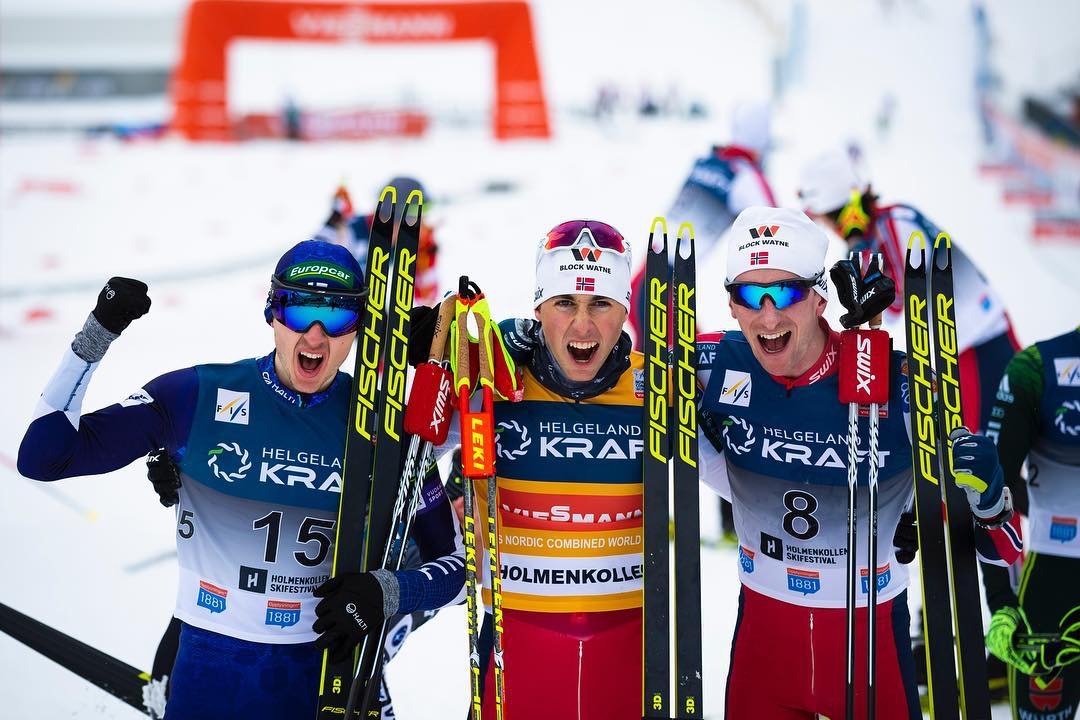 И. Херола, Я.-М. Риибер, Э. Бьернстад 