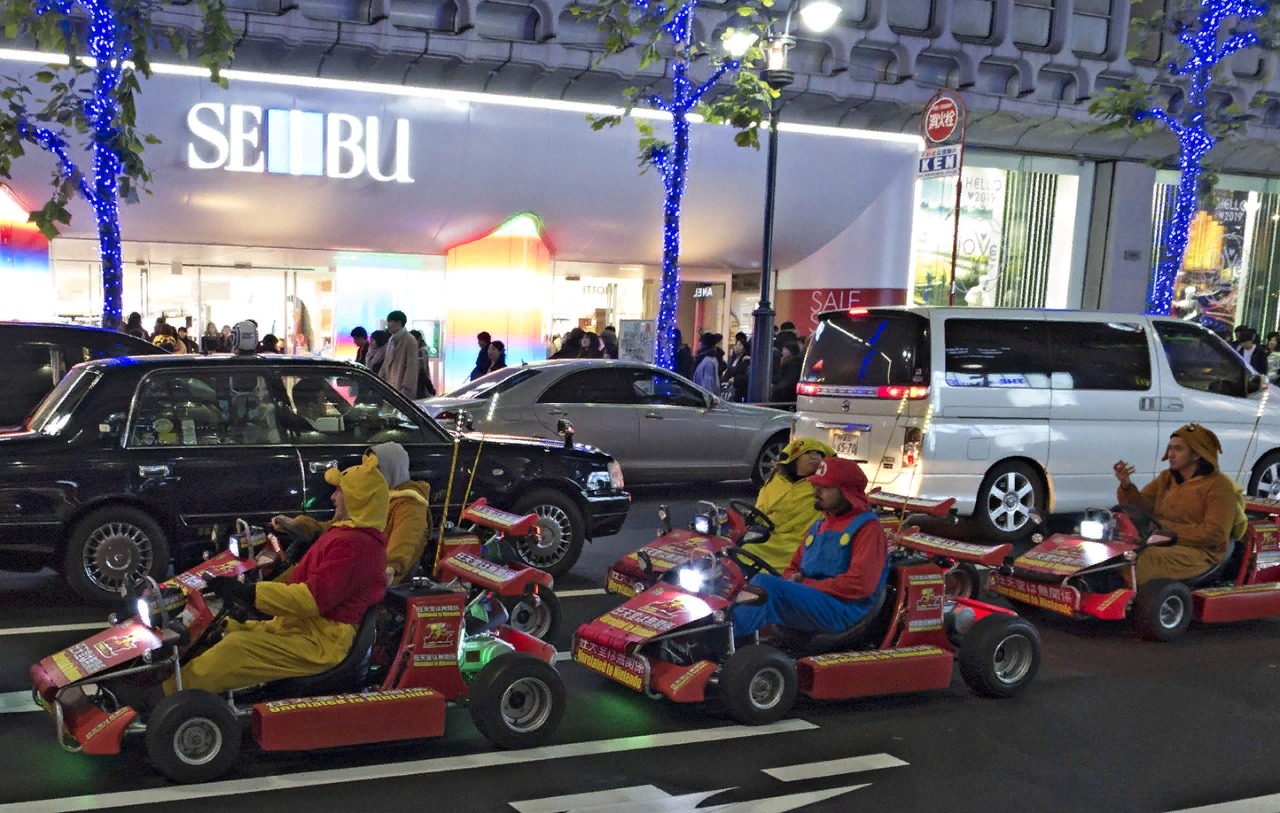 Экскурсия на улицах Токио.