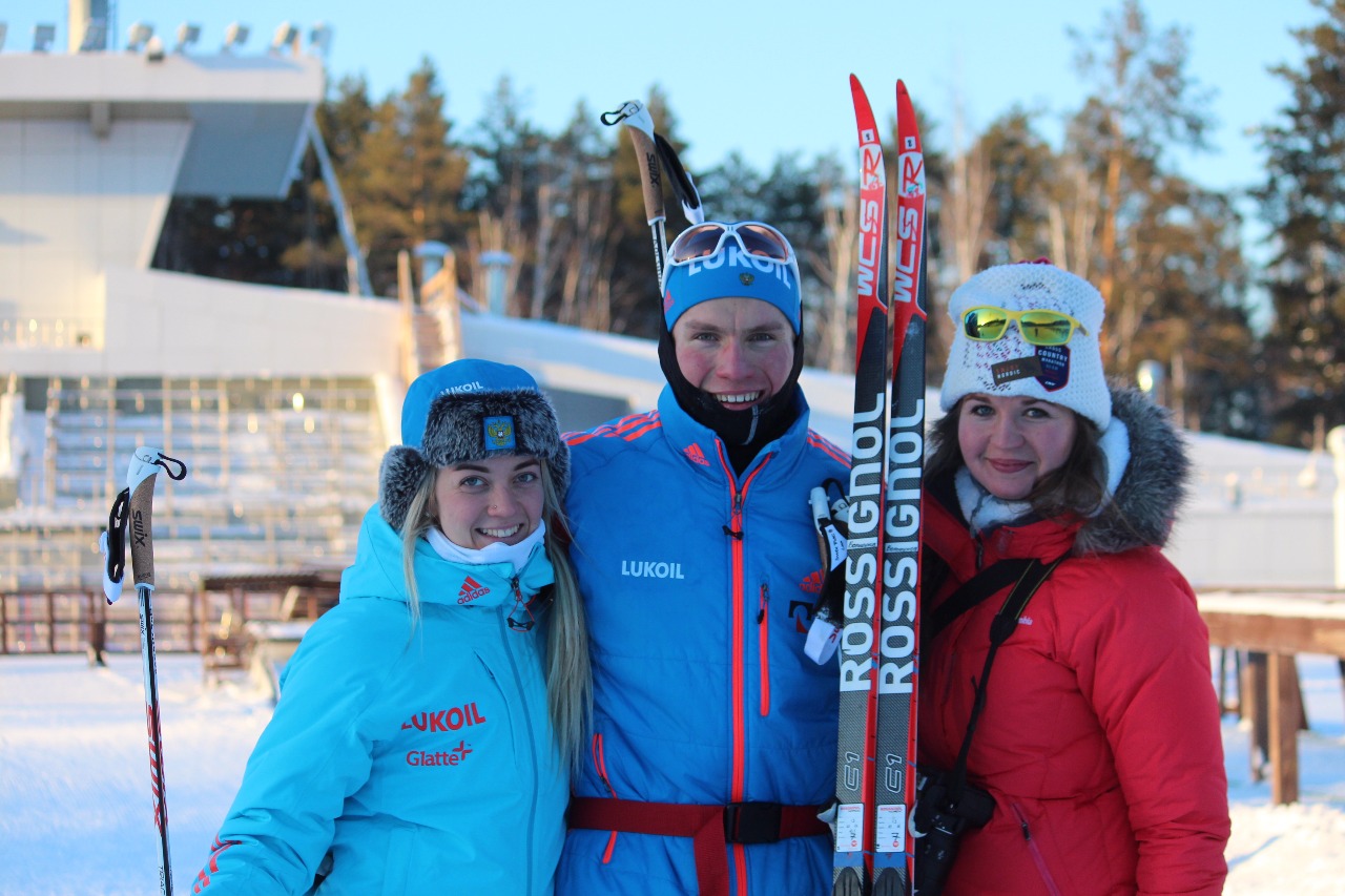 Жены лыжников