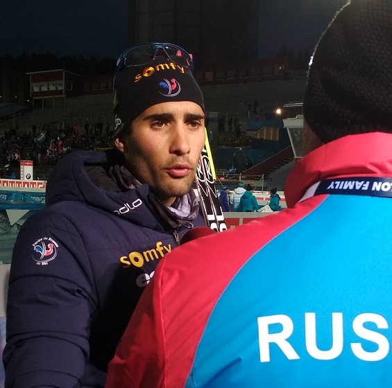 Мартен Фуркад общается с российским телевидением, несмотря на конфликт с Губерниевым. Сегодня удача была не на стороне француза, но это всего лишь одна гонка.. 