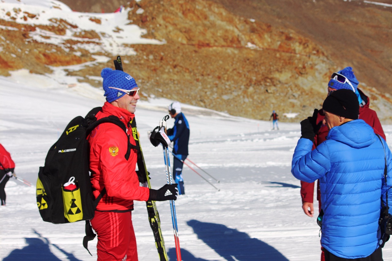 Сергей Устюгов, Маркус Крамер и норвежский тележурналист.