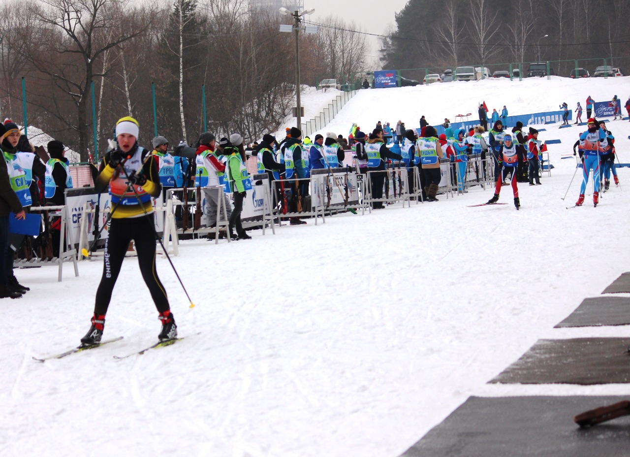 София Богословская на первом рубеже.