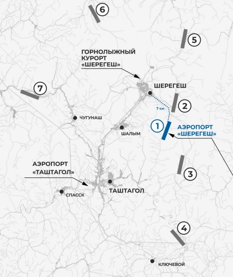 План расположения аэропорта