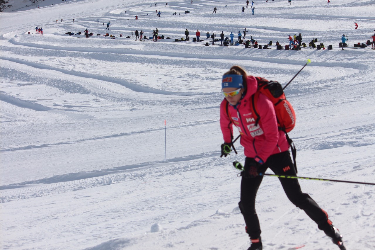 Финская лыжница Лаура Мононен.