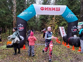 Осенний кросс лыжников в ГАБО. На финиш