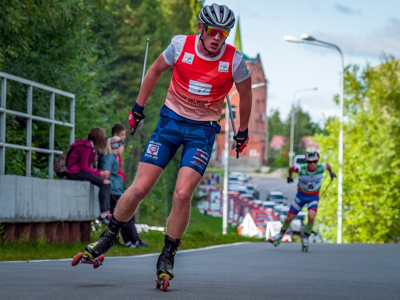 Юхан Экберг на этапе в Ханты-Мансийске