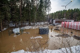 Потоп на базе "Лесная" 2 апреля 2024